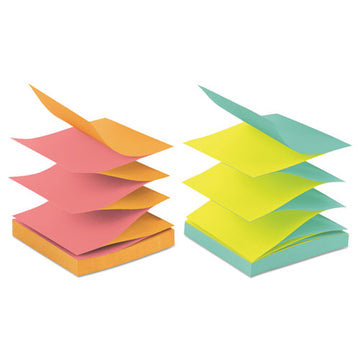 Post-it® Dispenser Notes Original Pop-up Refill In Alternating Poptimistic Collection Colors, Value Pack, 3 X 3, 100 Notes-pad, 12 Pads-pack freeshipping - TVN Wholesale